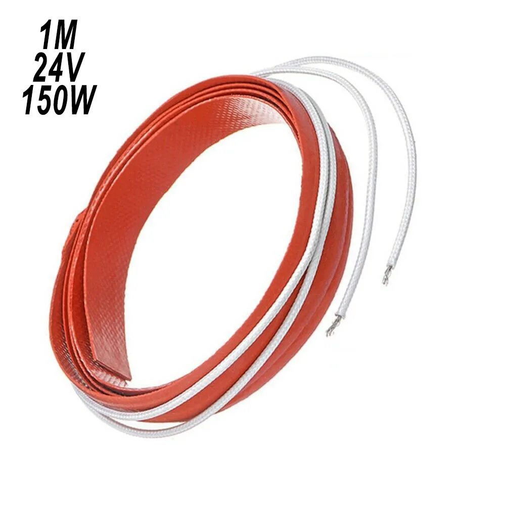 Flexible Silicone Heating Pad Automotive Heating 24V Flexible Heater Detachable Power Cord Fast Heating Solution