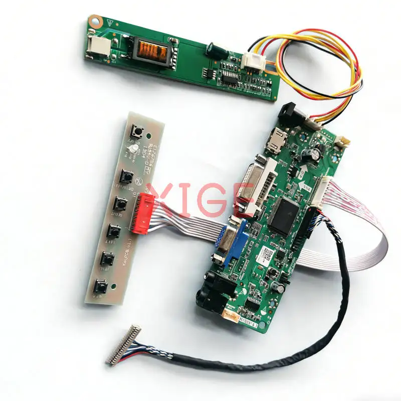 

Комплект платы контроллера ЖК-дисплея для LTN141XF LTN141X8 LTN141XC LTN141X7, 1-CCFL, 1024*768, 20-контактный LVDS, 1024x768, HDMI+DVI+VGA