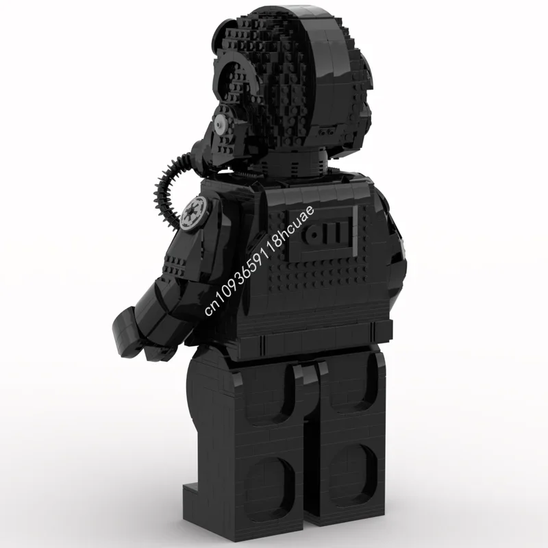 Moc ستار معركة التعادل مقاتلة الطيار ميجا الشكل الخوذات نموذج اللبنات الطوب لتقوم بها بنفسك الجمعية الإبداعية ألعاب تعليمية هدية