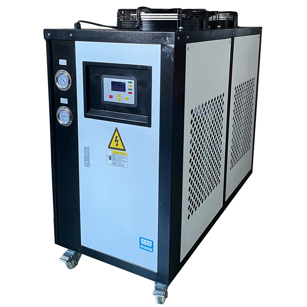 Factory price 2kw cooling capacity   Binkao BKO-200PTS R22 air-cooled oil chiller with oil tank for spindle/drilling cnc machine