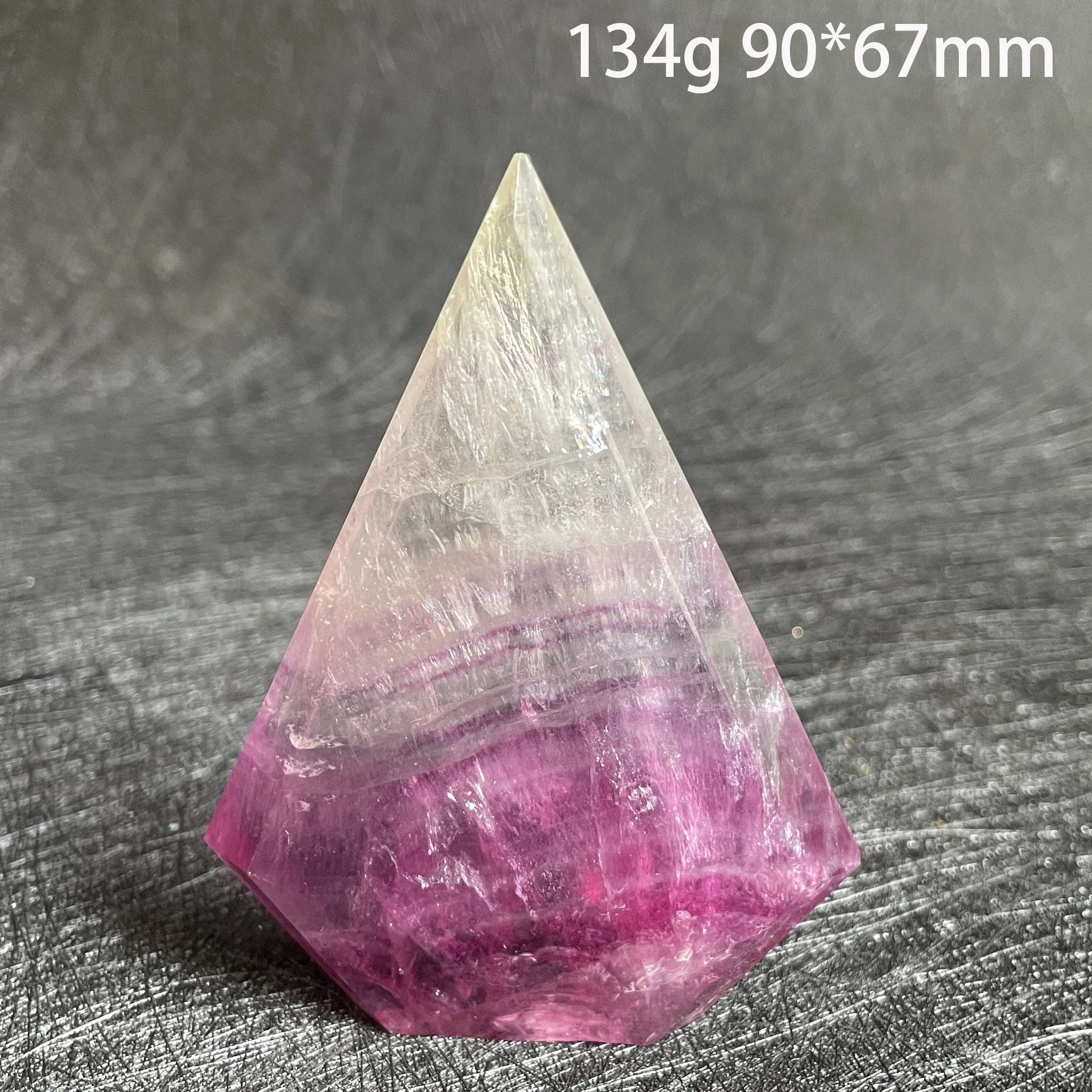 Natural Stone Colorful Fluorite Wand Point Decoration Polished Quartz Crystal Tower Reiki Healing Gift Obelisk