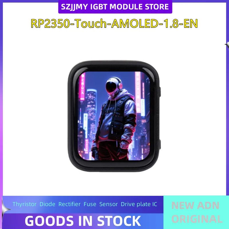 RP2350 Pico 2 development board 1.8-inch AMOLED touch color display screen   NEW ORIGINAL IN STOCK
