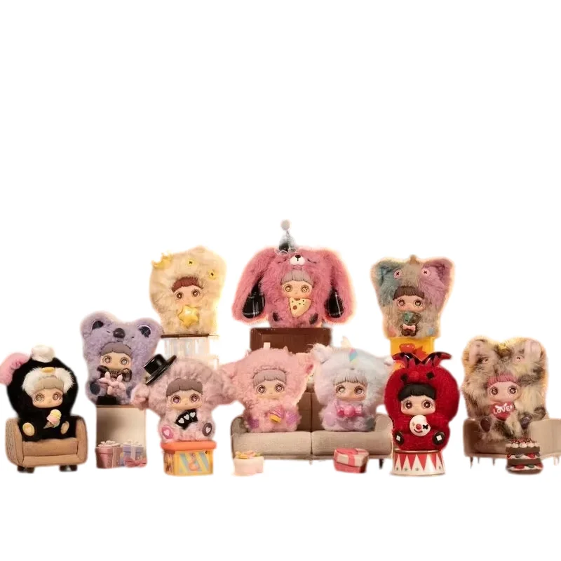 Genuine MayMei Surprise Party Vinyl Plush Blind Box Mystery Box Pendant Cute Soft Stuffed Animal Bag Ornament Kawaii Gift