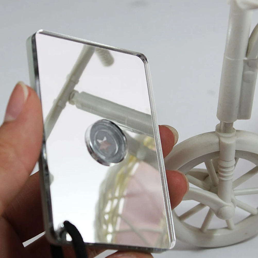 

Signal Outdoor Emergency Reflective Mirror Aiming Function Long Distance Communication 100Km Light Grey Survival Signal Mirror