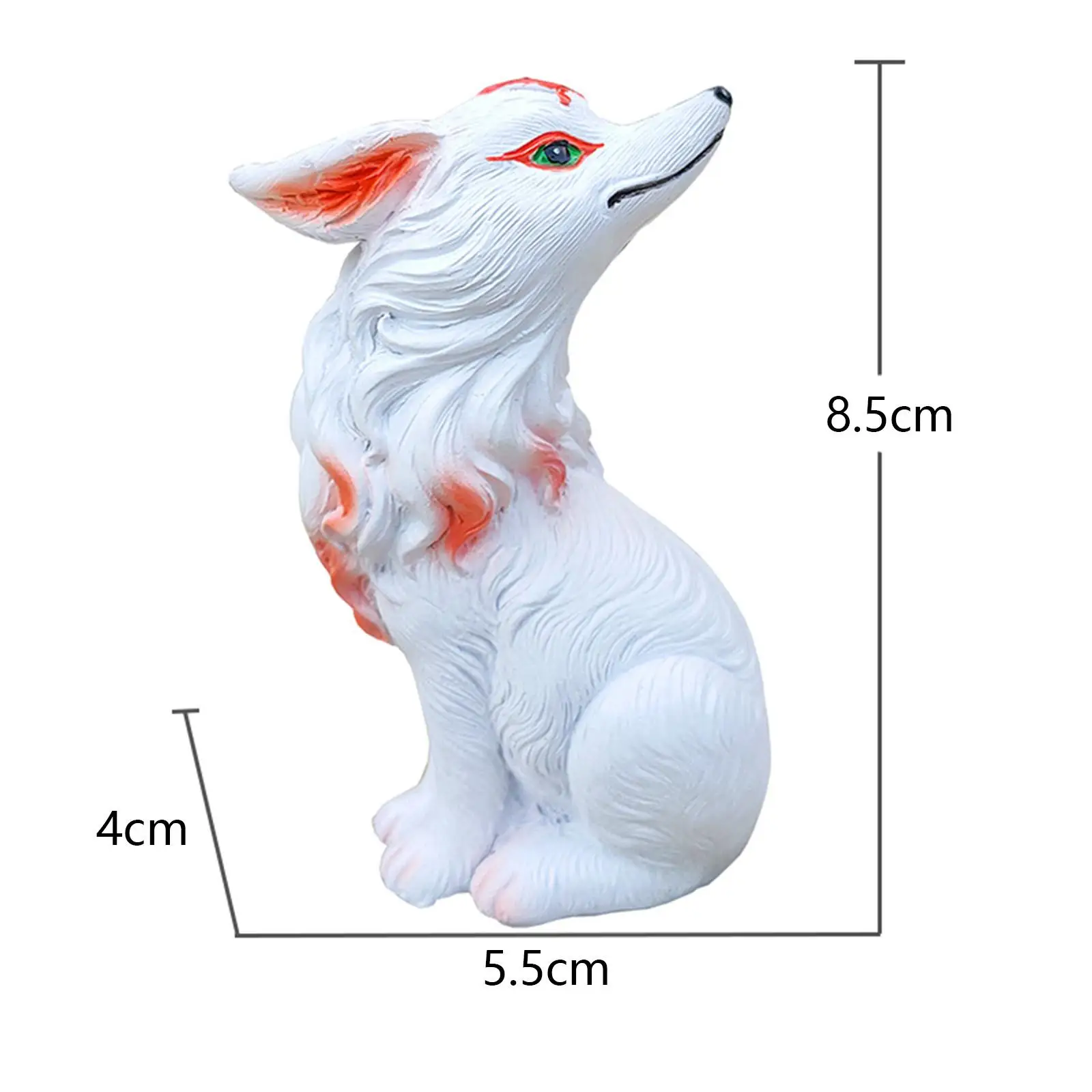 Cute Animal Statue Miniature Landscape Decorative Housewarming Gift Animal Figurine for Tabletop Balcony Patio Yard Outside