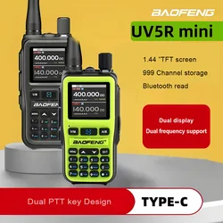 BAOFENG UV-5Rmini Air Band Receive VHF UHF Radio Bluetooth Programming Wireless Copy Frequency VOX UV-5R MINI Walkie Talkie
