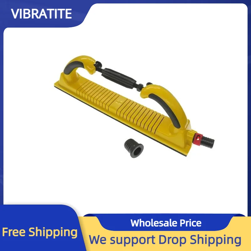 

2-3/4" x 15-3/4" Adjustable Dust Free Longboard Hand Sanding File Block with Hook and Loop Backing for Automotive,Woodworking