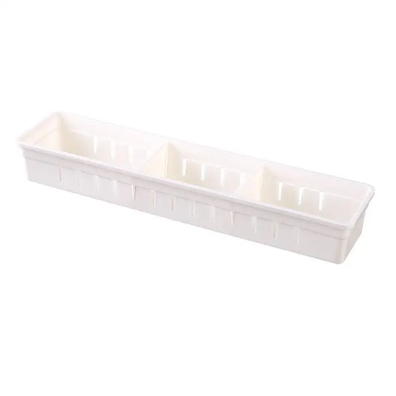 Detachable partition storage box, freely combined drawers, organized boxes, multifunctional tableware storage box