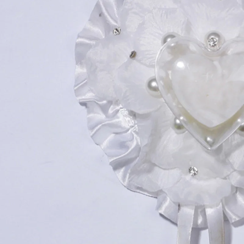 花嫁のためのヨーロッパの結婚指輪枕、フォームフラワーシミュレーション、ロマンチックな結婚用品