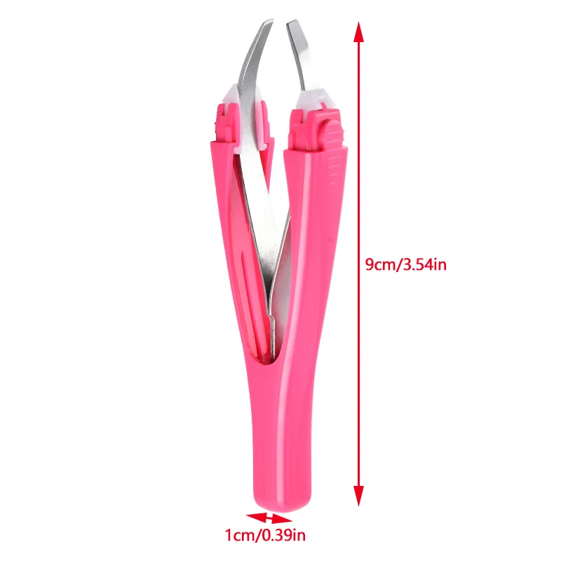 Eyebrow Tweezer Automatic Retratable Face Hair Beard Removal Stainless Steel Anti Rust Beauty Hair Puller Makeup Tool