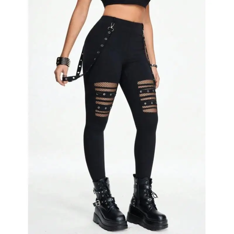 

Women's Vintage High Waist Straight Leg Pants Loose Fit Cross-Border New Sle Ciwalk Nine-Piece Pants Elastic Micro Stretch