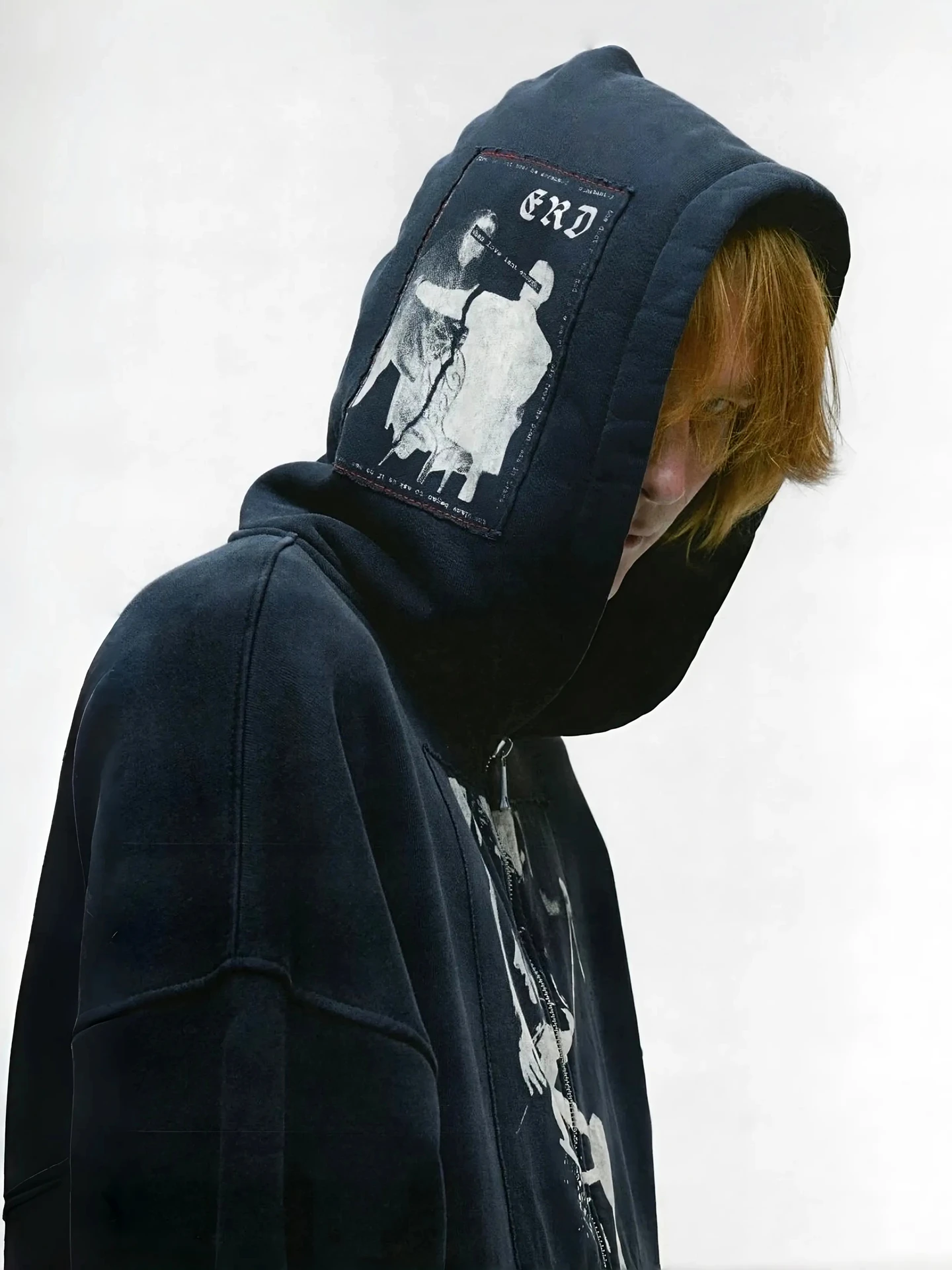 Heavyweight American High Street Hoodie Zipper Loose Unisex Sweatshirt Jacket for Men And Women Casual Autumn Winter Cotton