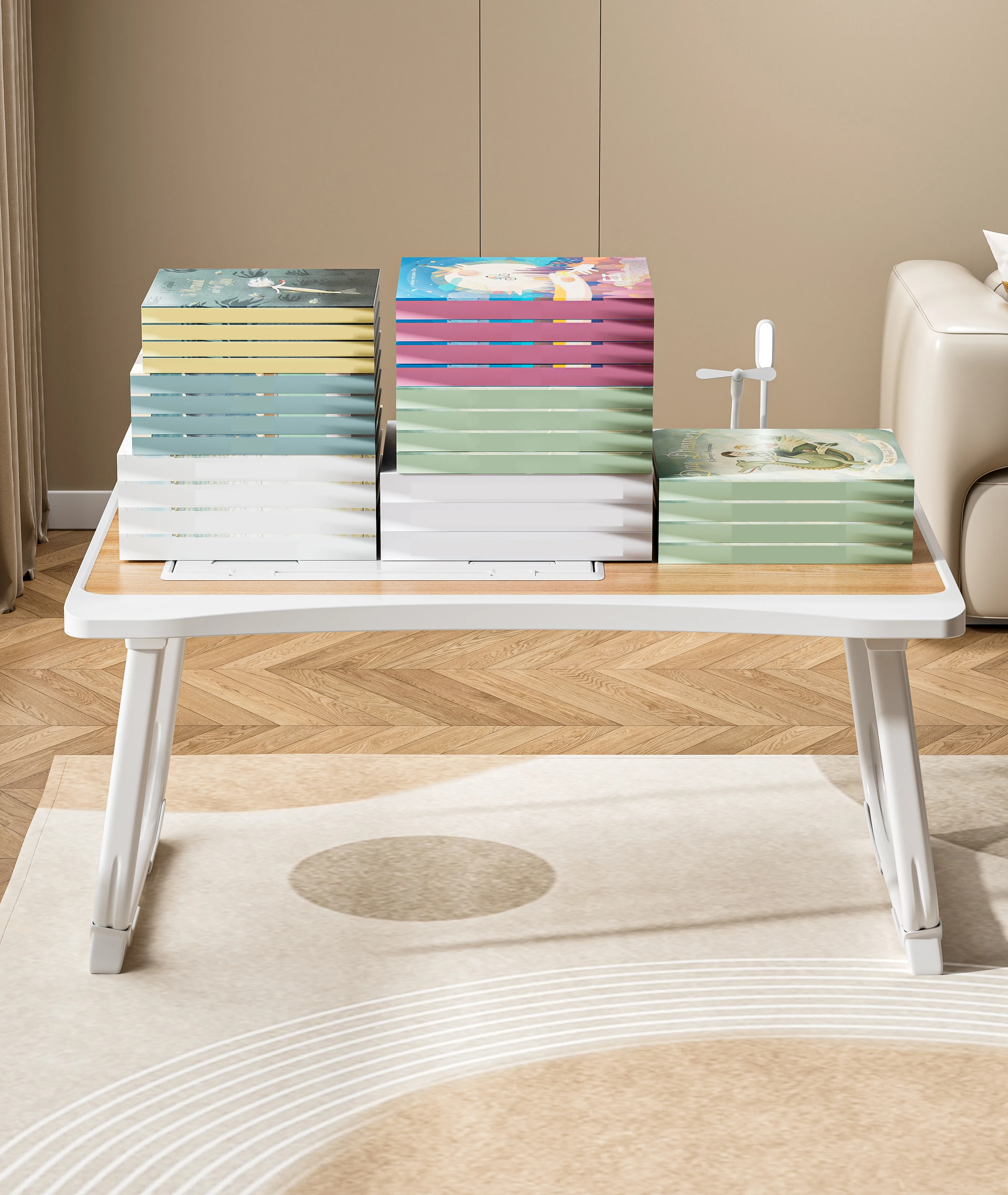 Laptop Bed Table, Foldable Lap Table Tablet Stand Laptop Bed Tray Table, Portable Lap Table With Foldable Legs For Working, Read