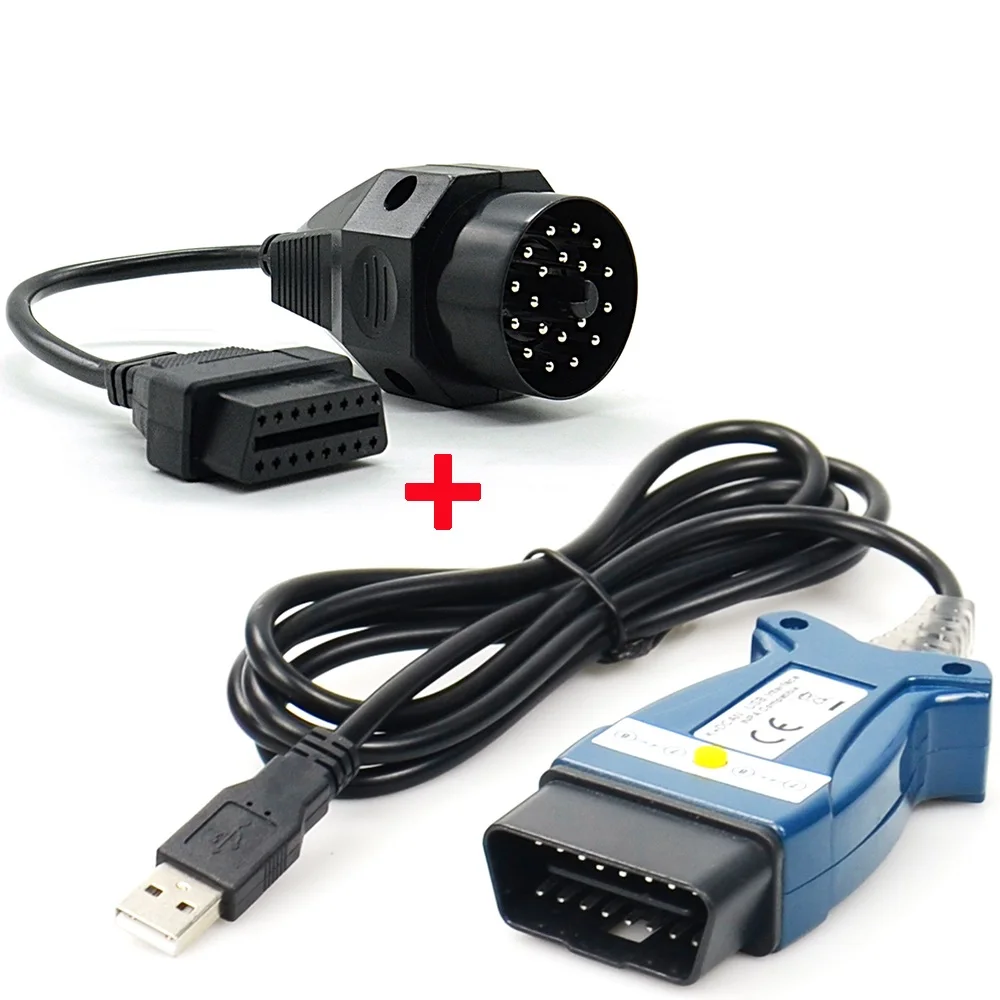 Для BMW INPA K + DCAN K + CAN с 20-контактным удлинительным кабелем OBD2 для FT232RL K line DIS SSS NCS Программирование OBDII OBD2