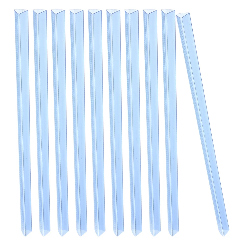 10 stücke Transparent Zugstange Clip Bindung Bars Für Abdeckungen Schiebe Bar Kunststoff Rutsche Binder Dokument Ordner Schule