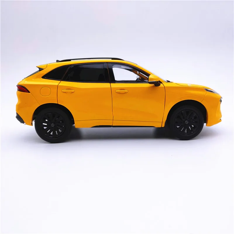 DFL DONGFENG Forthing T5 EVO Alloy Car Model SUV Simulation Model Tabletop Decoration Collection Display Gift Yellow 1:18