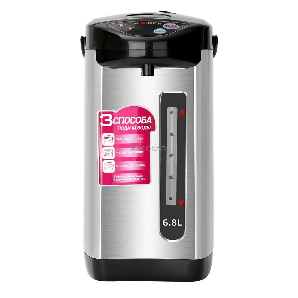 

Stainless Steel Thermos Flask Electric Water Bottle To Open Water Kettle Household Electric Heating 6.8l Kettle