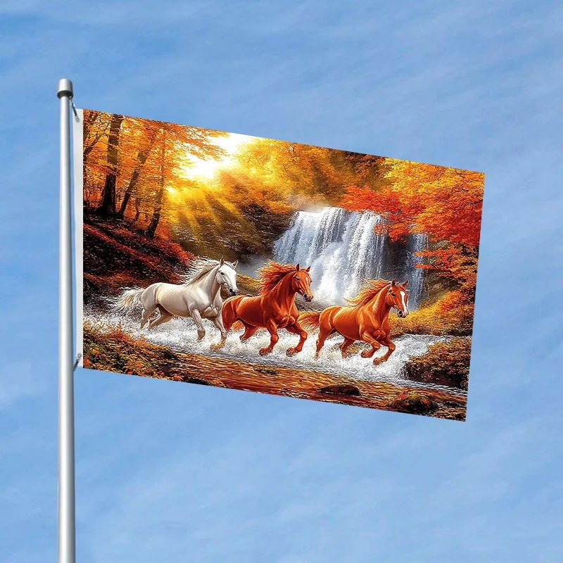 Custom Advertising Flags Offer Flexible Holiday Themed Designs For Adapt To Diverse Competitiveness For Advertising Promotion