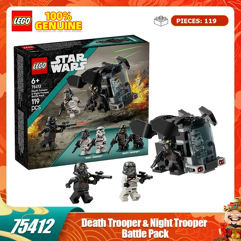 Bloques de construcción LEGO Star Wars 75412 Death Soldier y Night Soldier, juguete para niños, regalo de cumpleaños