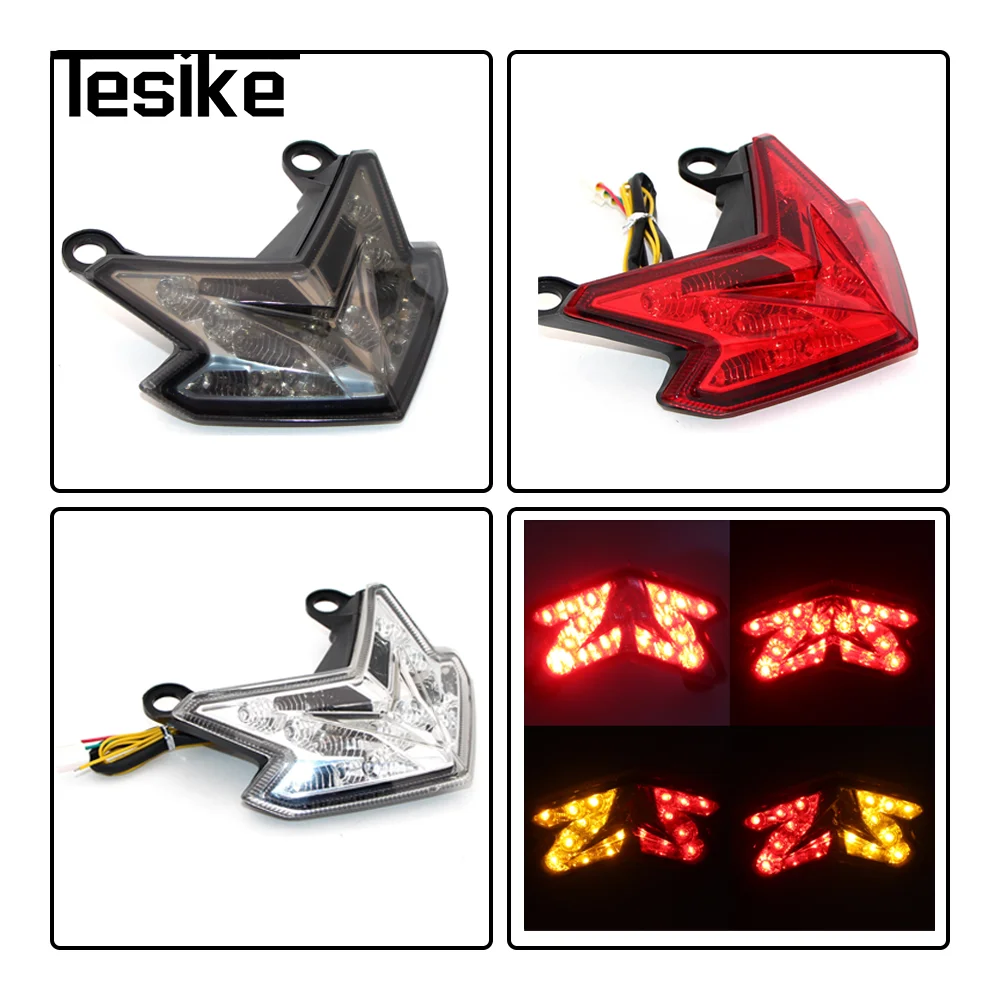 

Светодиодный задний фонарь для KAWASAKI Z125 Z800 ZX6R NINJA, задний фонарь, аксессуары для мотоциклов, светодиодные ходовые стоп-сигналы Z125 PRO, сигнальная лампа