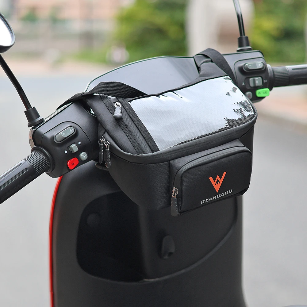

Touch Screen Motorcycle Front Bag Large Capacity Front Fork Storage Bag Multifunction Waterproof Motorbike Accessories