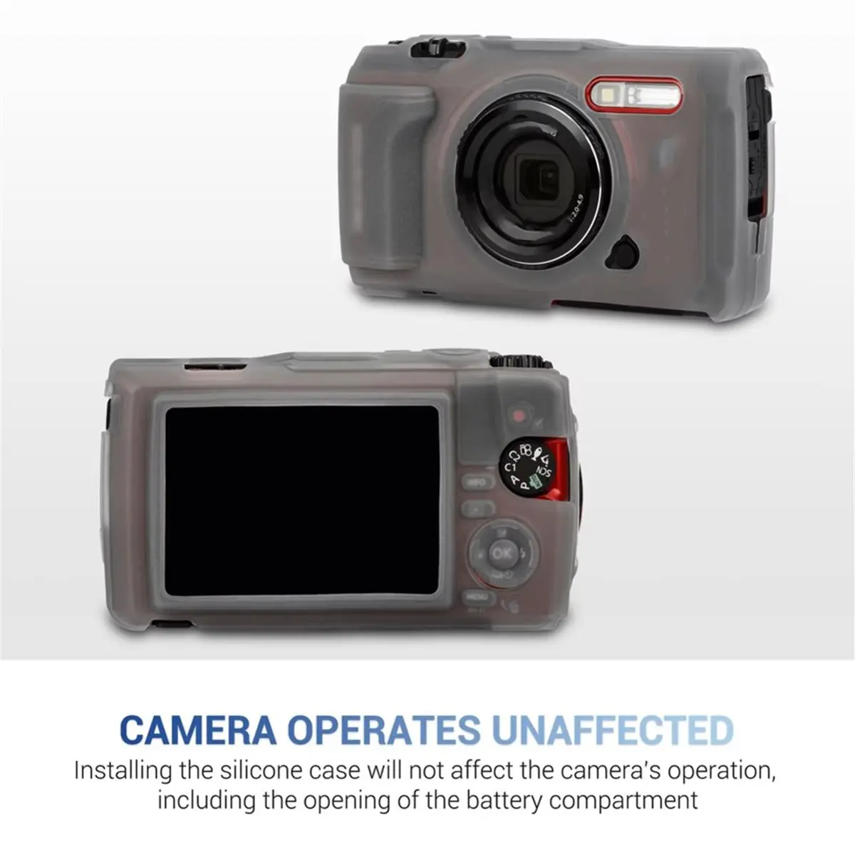 New CSCH-128 Silicone Jacket for Tough -7 TG7 Camera Anti-Scratch Camera Protective Sleeve