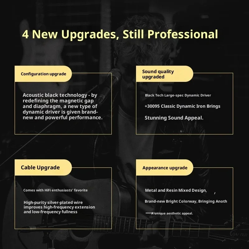 KZ ZSN Pro X 1DD 1BA HIFI Hybrid Driver In Ear Earphone Metal Monitor Earphone Bass Earbuds Sport Headset