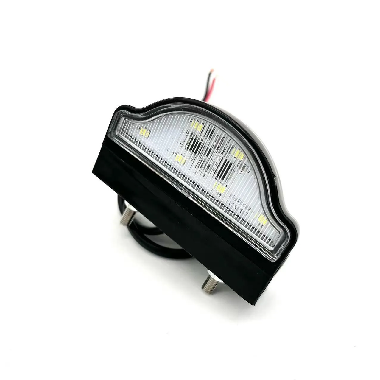 1pc Car LED Number Plate Light Universal White Plastic For Trailer Campervan Caravan Motorhome RV Accessories12V/ 24V