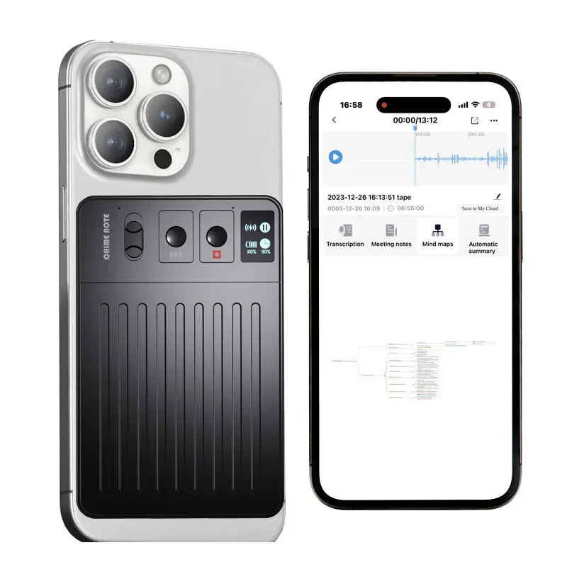 2026/ChatGPT AI Intelligent Transcription Translation Summary Recording Pen Chime Note Pro Recorder