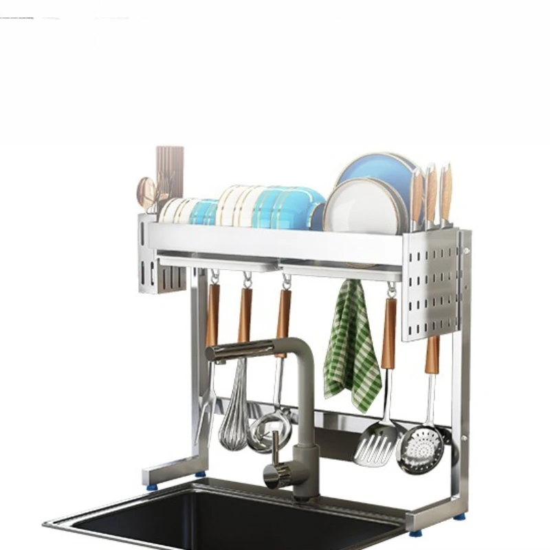 

Kitchen sink rack, super narrow small apartment, dish rack on the sink, drain dish storage