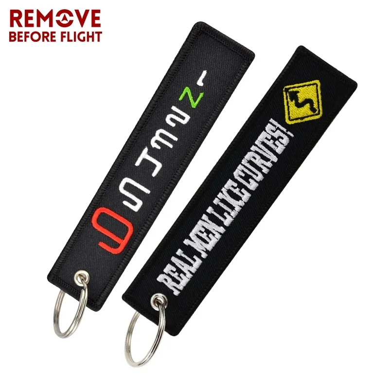 2PCS/LOT Fashion Car Keychain Chaveiro Para Moto Keychain Bijoux Embroidery Key Holder Ring Chain for Car and Motorcycle