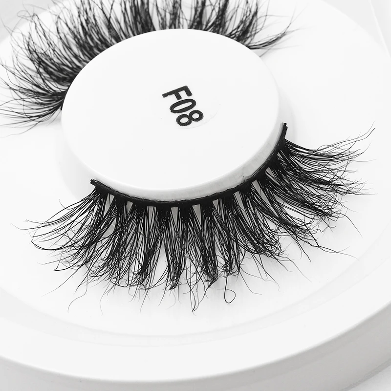 25มม.5D Mink Eyelashes Dramatic Volume ยาว Mink Lashes ต่อขนตาหนายาว3D ขนตาปลอม