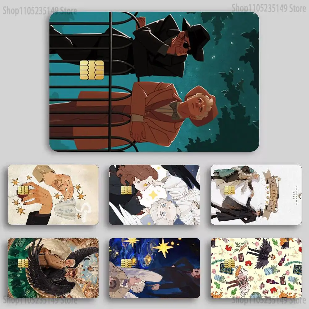 

Good O-Omens Credit Debit Bank Film Skin Sticker Front Cover