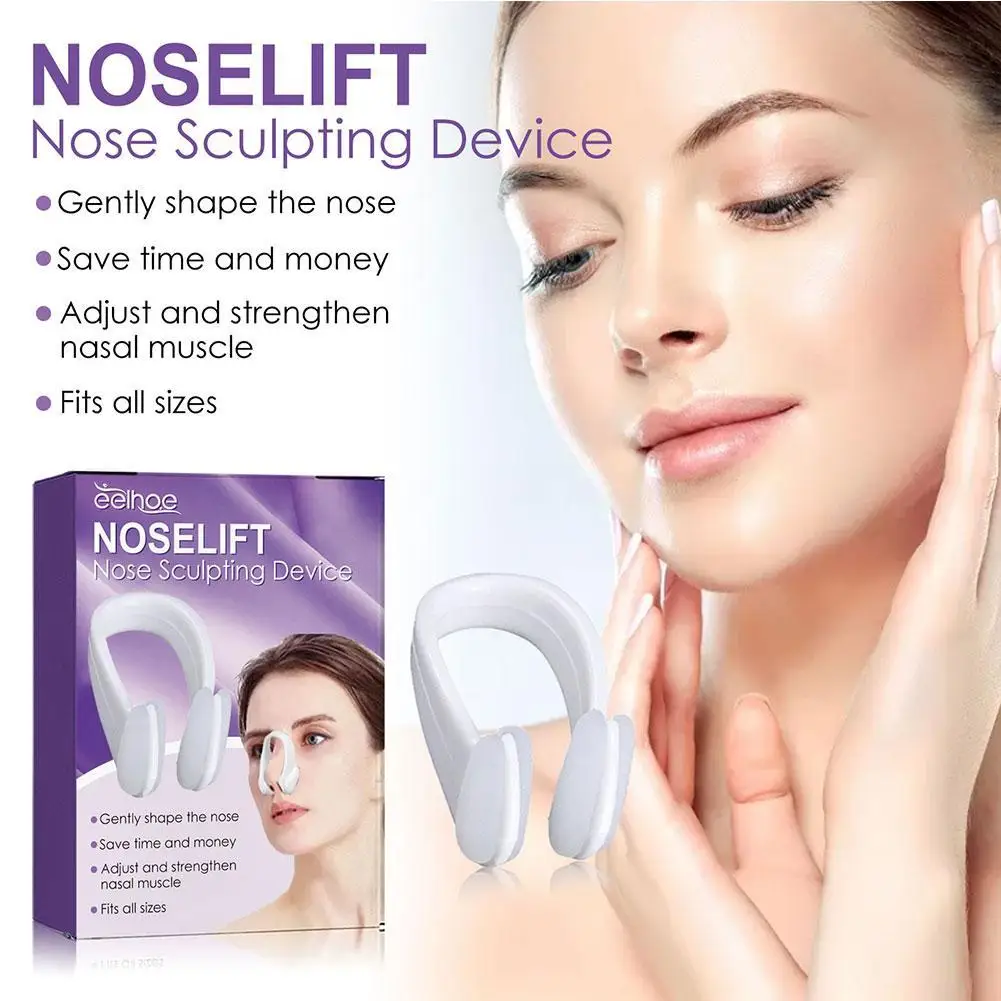 Nose Shaper Clip Nose Up Lifting Shaping Bridge Straightening Slimmer Device Silicone Nose Slimmer No Painful Hurt Beauty Tools