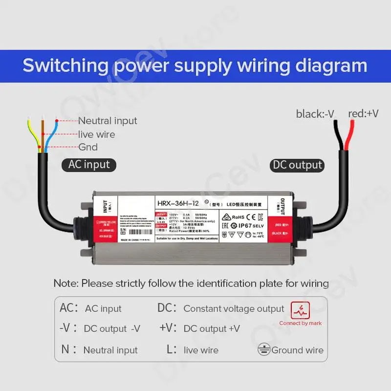 屋外照明トランス,防水照明器具,電源,LEDドライバー,v27,36w,60w,100w,150w,200w,dc 12v,24v,ip67