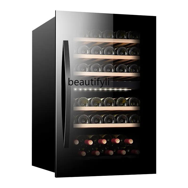 

yj Seamless Embedded Wine Cabinet Frequency Conversion Constant Temperature Wine Cooler Air Cooling Embedded Wall Hidden