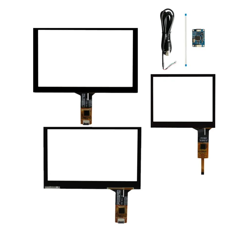 

3.5 inch 4.3 inch 5 Inch Multi touch screen Capacitive Digitizer Touch Screen Panel Glass and USB Driver Board