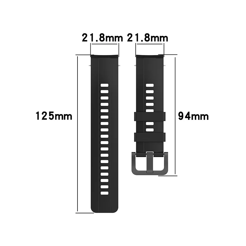 Silicone Watchband For Huawei Honor Watch GS Pro Strap Smart Bracelet Wriststrap Quick Release Belt Accessories Original Style