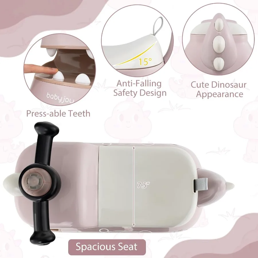 幼児用乗用玩具、足で押すスライドカー、シート下収納付き、ライト、音楽＆ホーン、4つのユニバーサルホイール、子供用乗用玩具