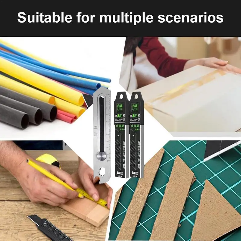 Выдвижной нож из нержавеющей стали, промышленные ножи с эргономичной ручкой