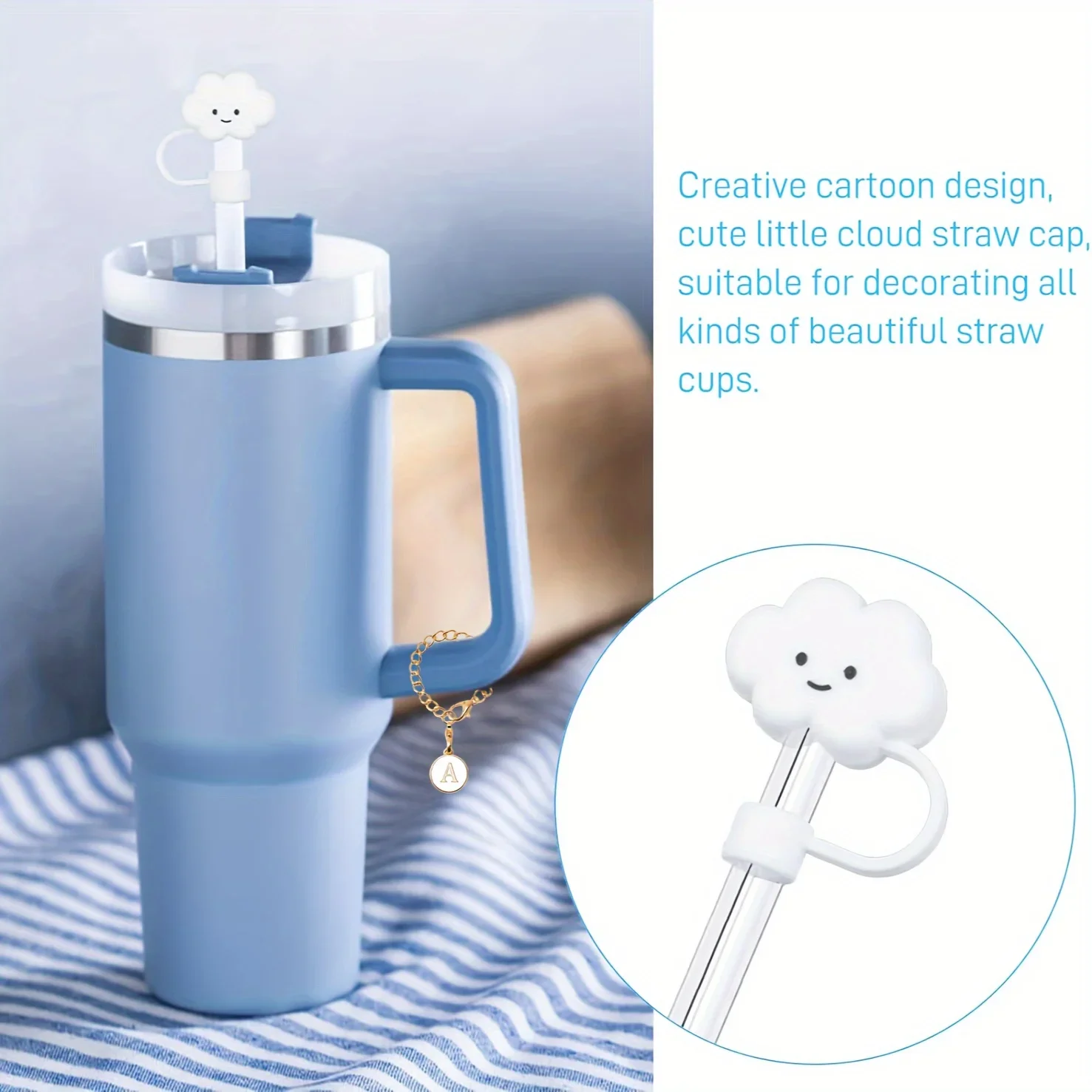 3 قطعة اكسسوارات ل ستانلي 30 و 40 أوقية بهلوان 1 قطعة لطيف سيليكون سحابة القش يغطي غطاء 1 قطعة رسالة سحر 1 قطعة سيليكون التمهيد