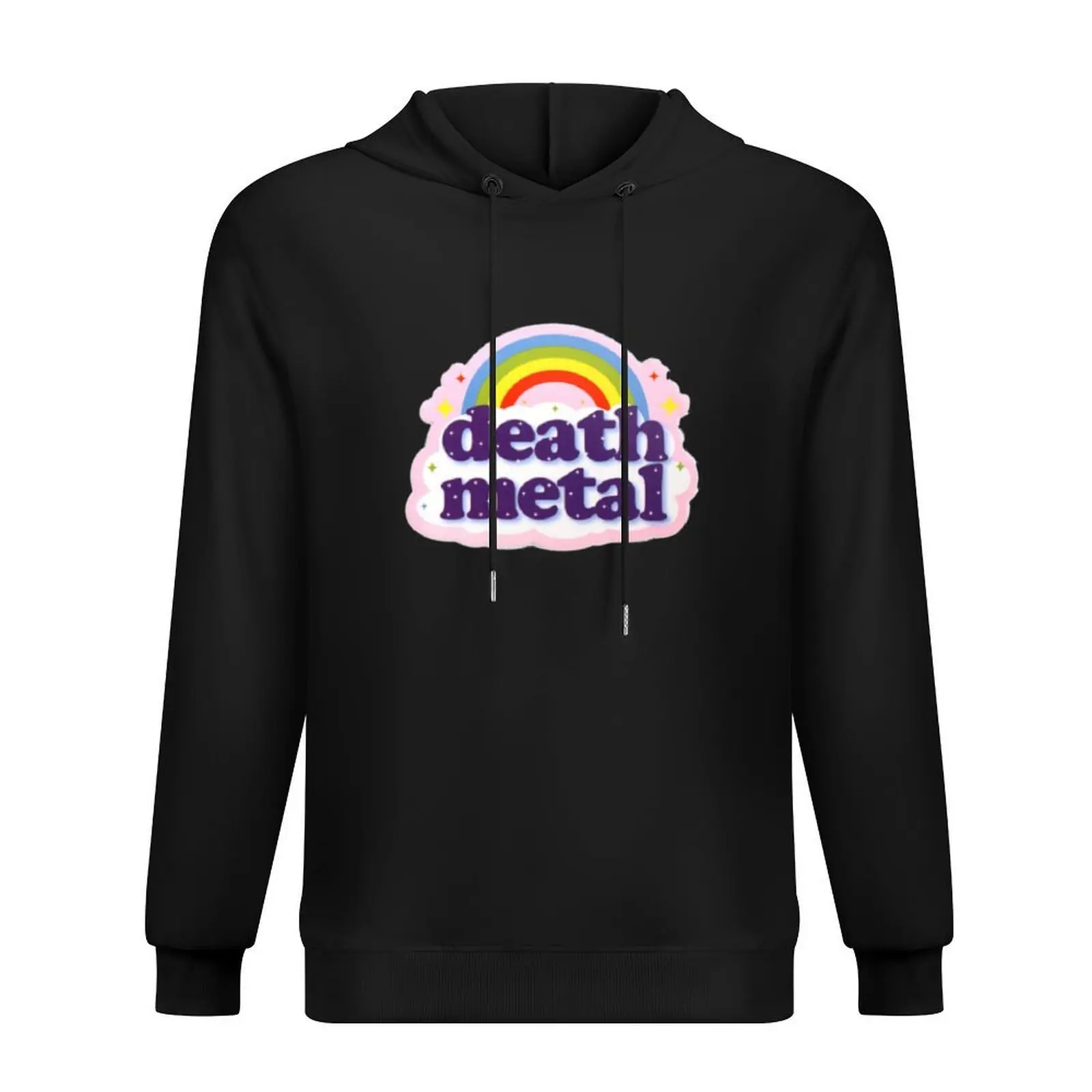 

Death Metal Rainbow Hoodie mens clothing hooded shirt autumn men's coat hoodies for men