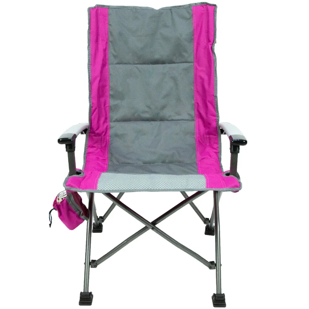 Pink With Cupholder Camping Supplies Adult Beach Folding Chair and Headrest Free Shipping Outdoor Furniture Pocket Lounge Chairs