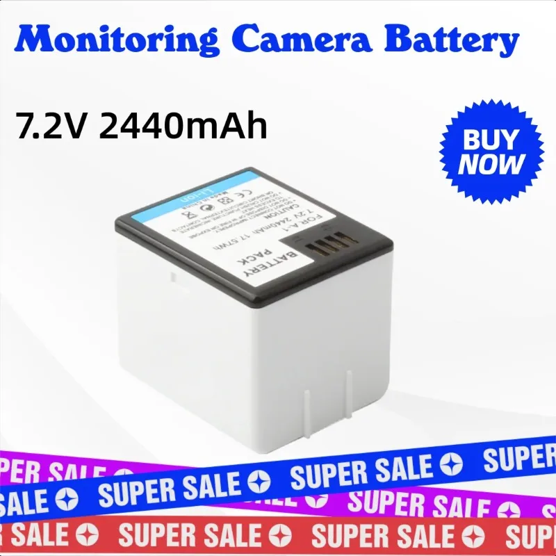 

Brand New High Quality 7.2V 2440mAh Monitoring Camera Battery A1 A-1 for Arlo Pro 2 Rechargeable Battery