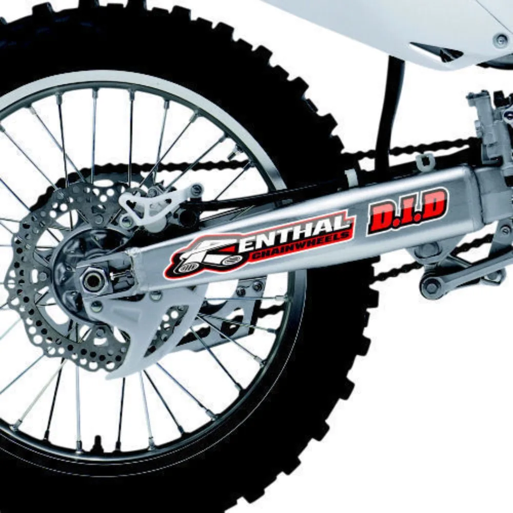1SET Motorrad-Rennketten-Design Wasserdichte Vinyl-Aufkleber für Fahrradhelm Auto-Dekor Aufkleber