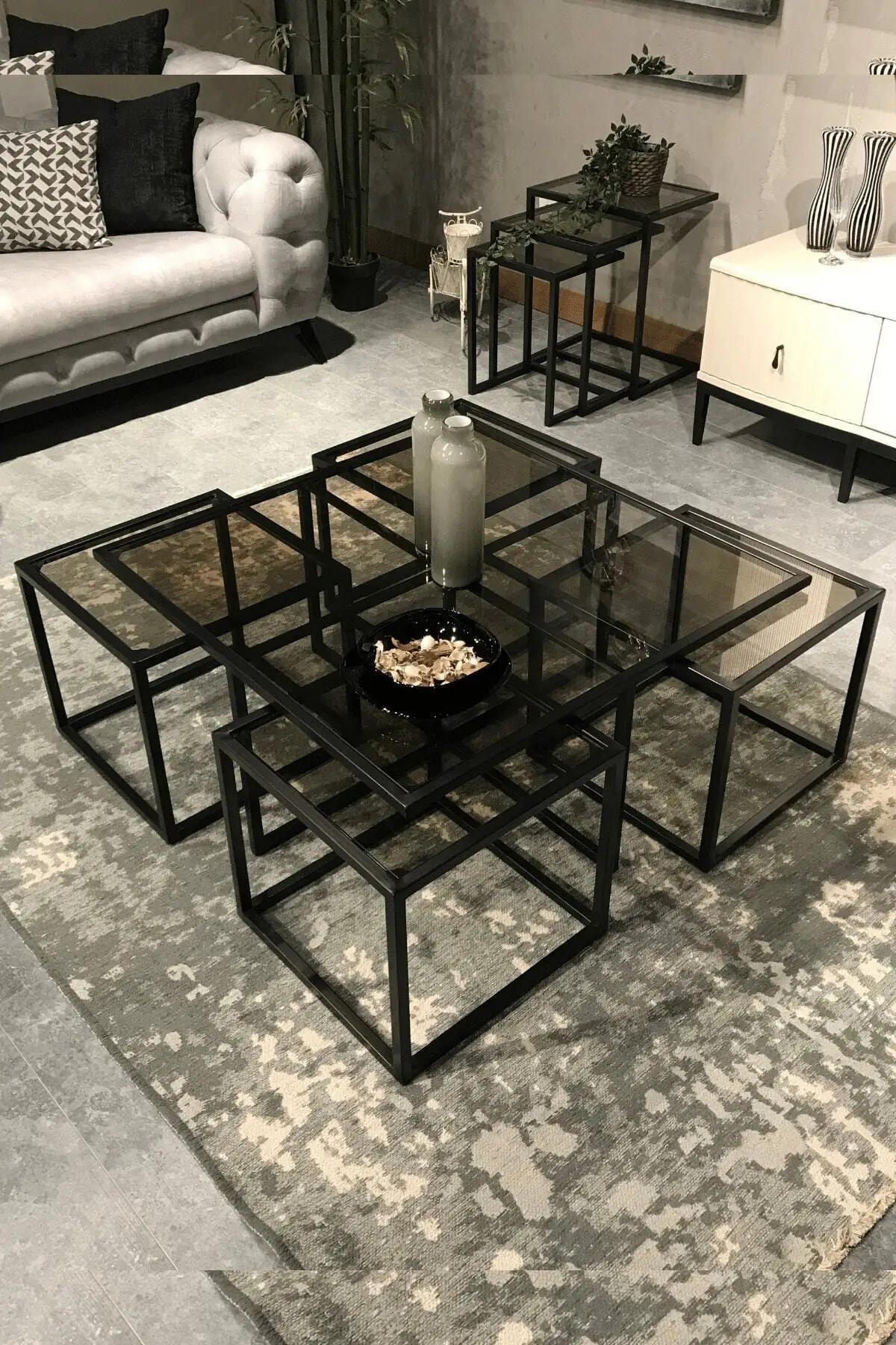 DOLBOVI Metal Medium Coffee Table Coffee Table