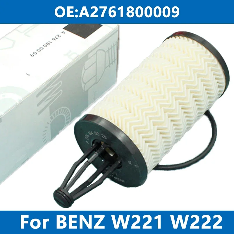 

Car Oil Filter Kit A2761800009 For Mercedes Benz W204 W212 W221 W222 C300 C350 E300 C43 E43 AMG S320 S350 CLS GLK/C/E/S Engine