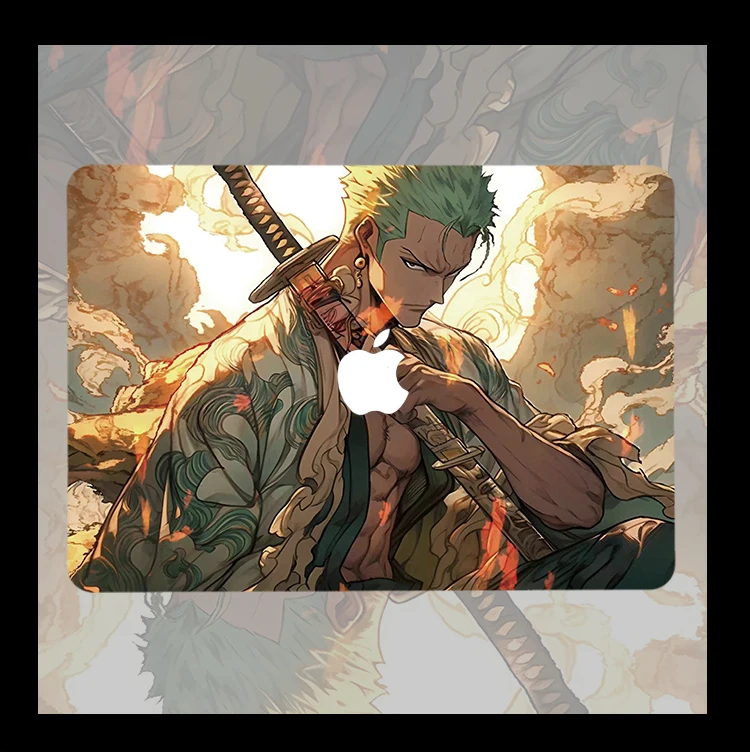 Roronoa Zoro Anime One Case For A1425 A1534 Apple Macbook Air M2  M1 Pro 13 14 16 Mac Hard Shell Retina A2681 A2337 A2338 Laptop