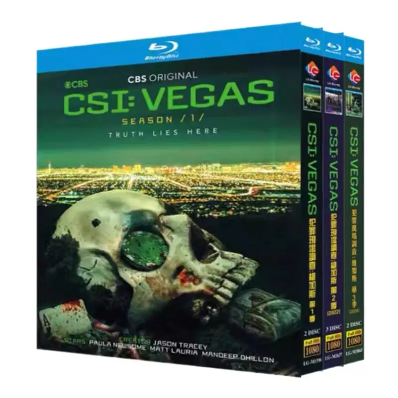 

Blu-ray HD US TV Series CSI: Vegas Seasons 1-3 Box Set