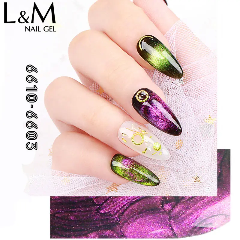 Ibdge15ml เล็บเจล 9D CAT EYE GEL SERIES Varnis กึ่งถาวร UV เจลเล็บเจล